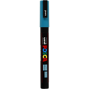 Posca Marker, nr. PC-3M, joon 0,9-1,3 mm, peenike, smaragdroheline, 1 tk.