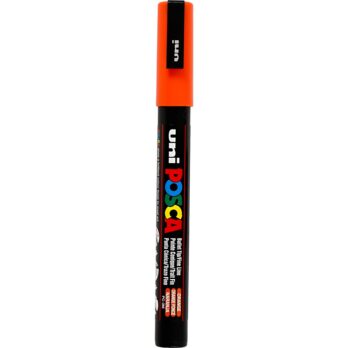 Posca Marker, nr. PC-3M, joon 0,9-1,3 mm, peenike, oranž, 1 tk