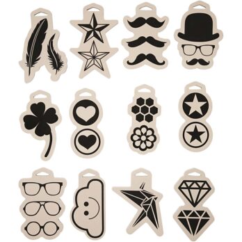 Vahutempel, suurus 12x18 cm, paksus 15 mm, 12 tk/ 1 pakk