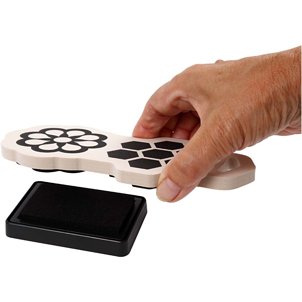 Vahutempel, suurus 12x18 cm, paksus 15 mm, 12 tk/ 1 pakk - Image 2