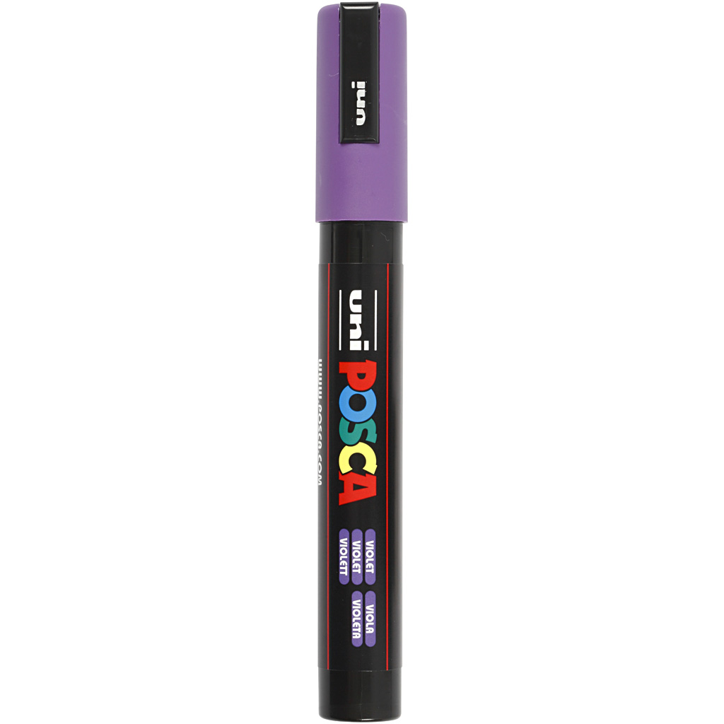 Posca Marker, nr. PC-5M, joon 2,5 mm, keskmine, violetne, 1 tk.