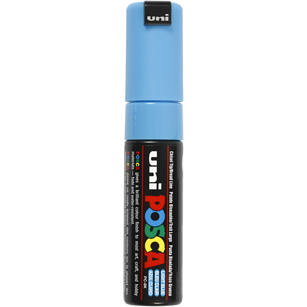 Posca Marker, nr. PC-8K, joon 8 mm, lai, helesinine, 1 tk