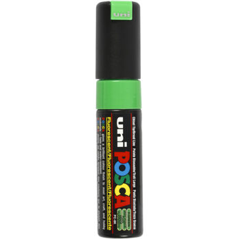 Posca Marker, nr. PC-8K, joon 8 mm, lai, fluo roheline, 1 tk