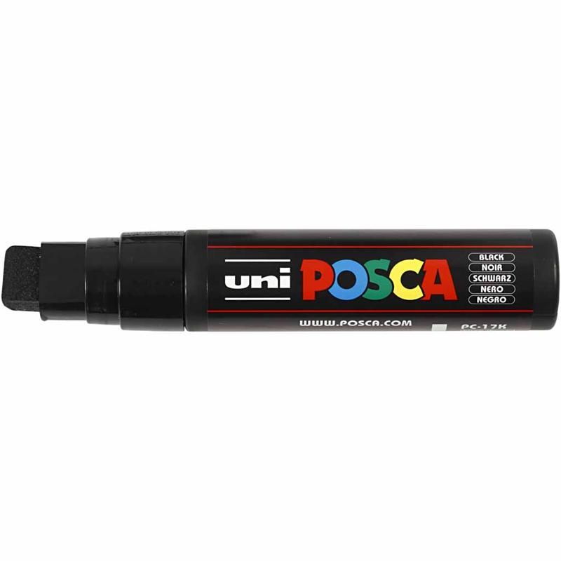 Posca Marker, nr. PC-17K, joon 15 mm, ekstra lai, must, 1 tk - Image 2