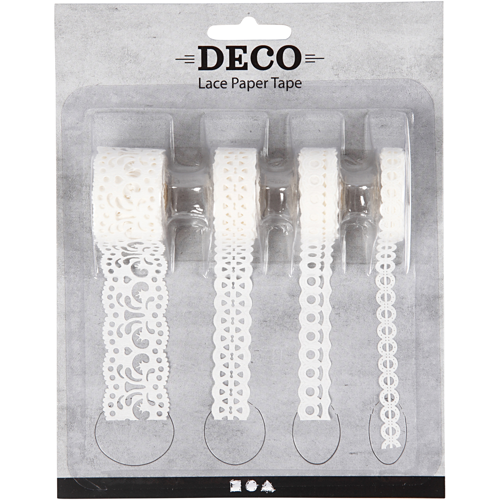 Pitsiribad, W: 8-23 mm, valge, 4x2 m/ 1 pakk - Image 2