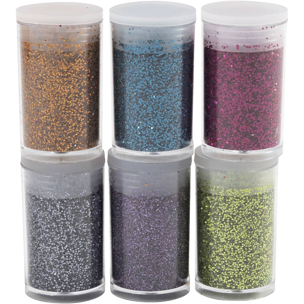 Bio Sparkles, erinevad värvid, 6x7 ml/ 1 pakk