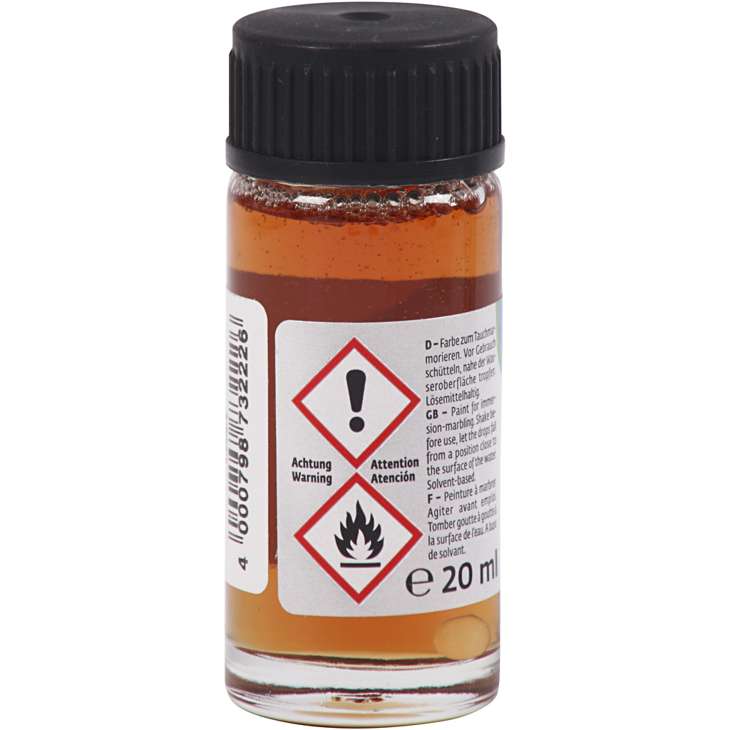 Magic Marble Paint, mute värvid, 6x20 ml/ 1 pakend - Image 3