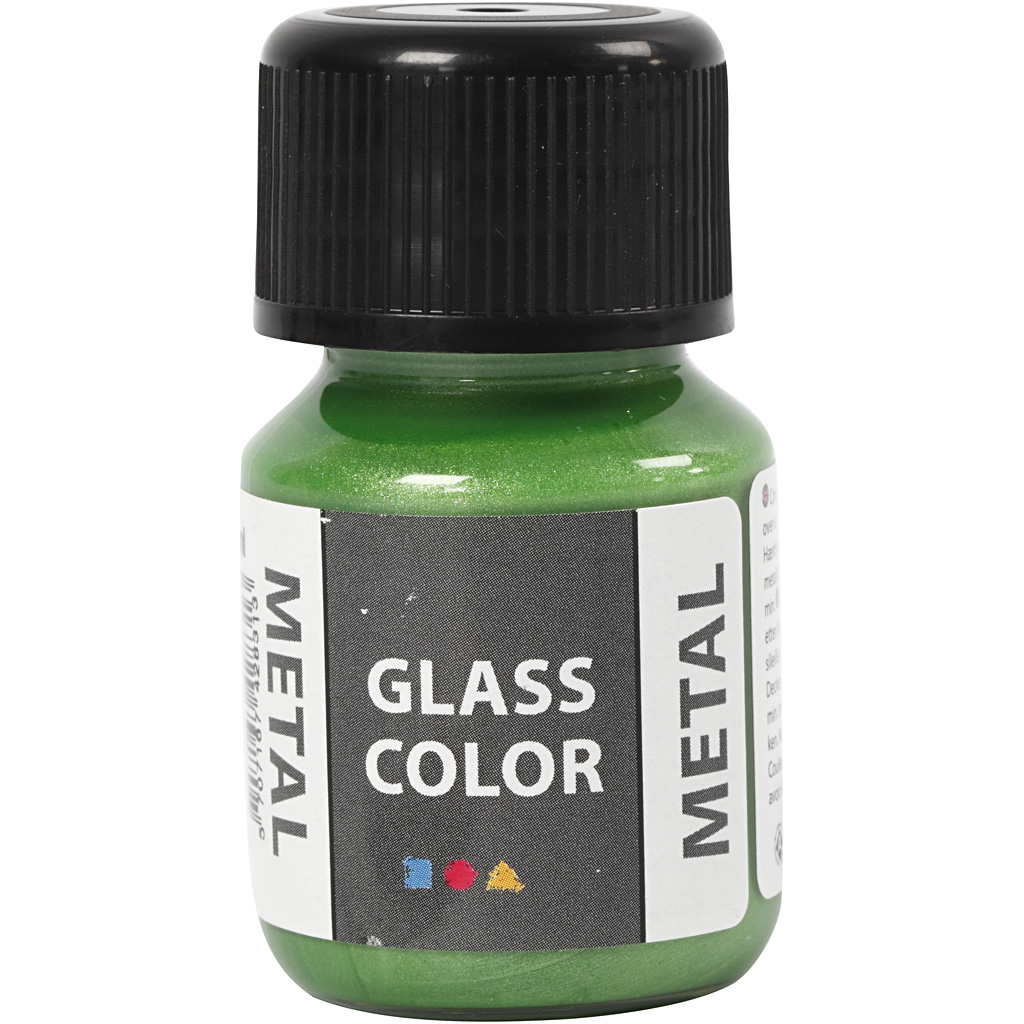 Glass Color Metal, roheline, 30 ml/ 1 pudel