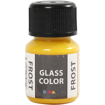 Glass Color Frost, kollane, 30 ml/ 1 pudel