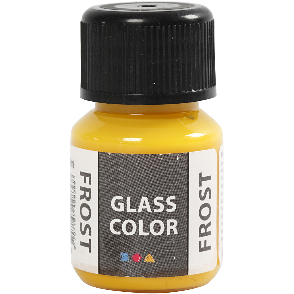 Glass Color Frost, kollane, 30 ml/ 1 pudel