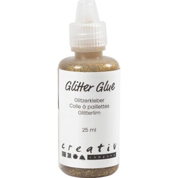 Glitter liim, kuldne, 25 ml/ 1 pudel