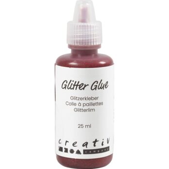 Glitter liim, punane, 25 ml/ 1 pudel