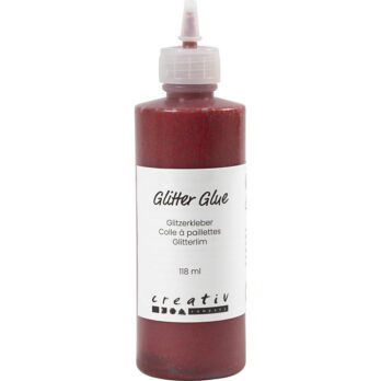 Glitter liim, punane, 118 ml/ 1 pudel