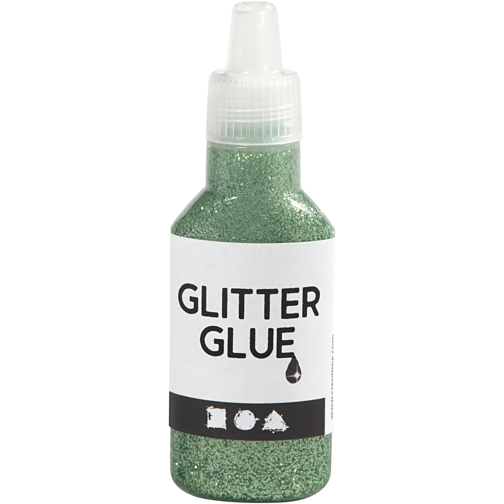 Glitter liim, roheline, 25 ml/ 1 pudel