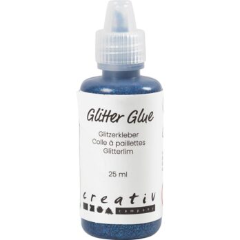 Glitter liim, tumesinine, 25 ml/ 1 pudel