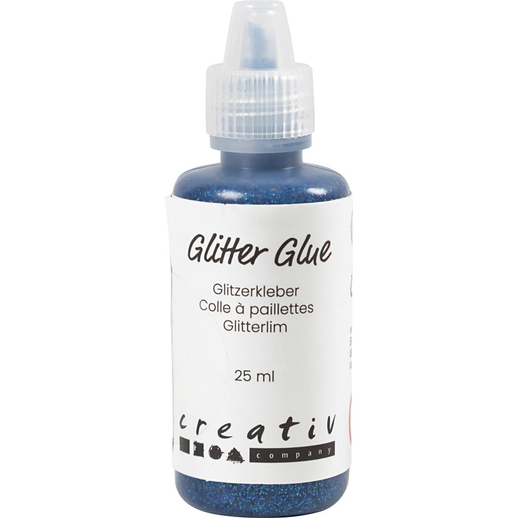 Glitter liim, tumesinine, 25 ml/ 1 pudel