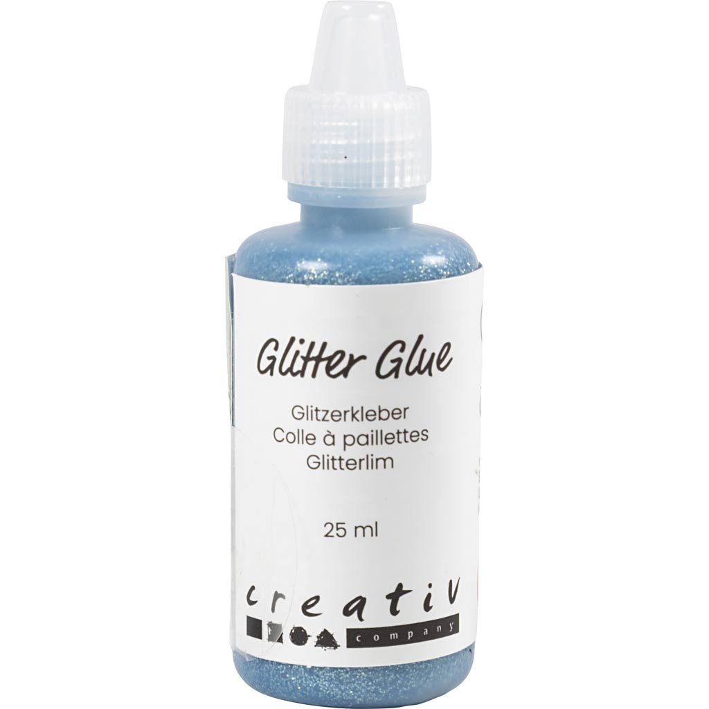 Glitter liim, helesinine, 25 ml/ 1 pudel