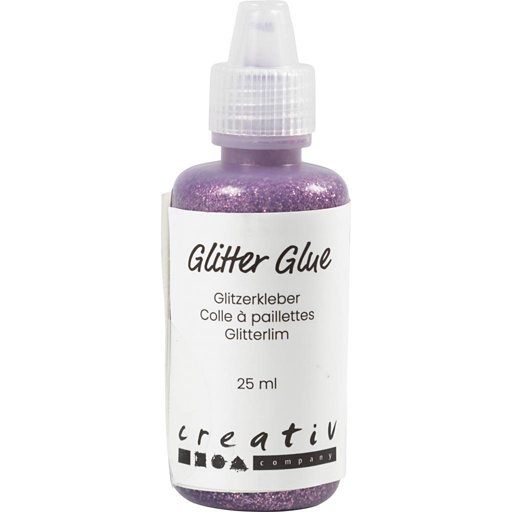Glitter liim, lilla, 25 ml/ 1 pudel