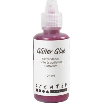 Glitter liim, roosa, 25 ml/ 1 pudel