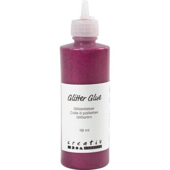 Glitter liim, roosa, 118 ml/ 1 pudel