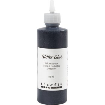 Glitter liim, must, 118 ml/ 1 pudel
