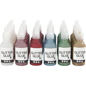 Glitter liim, 36x25 ml/ 1 pakk