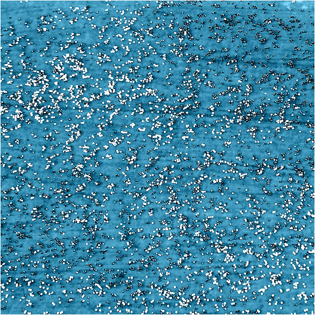 Glitter akrüülvärv, türkiissinine, 500 ml/ 1 pudel - Image 2