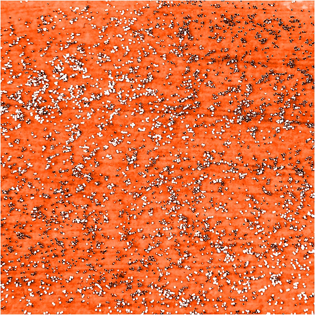 Glitter akrüülvärv, oranž, 500 ml/ 1 pudel - Image 2