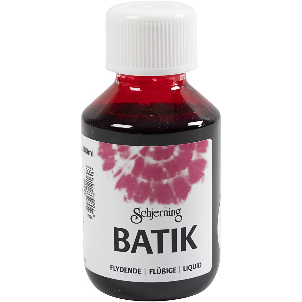 Batikvärv, roosa, 100 ml/ 1 pudel