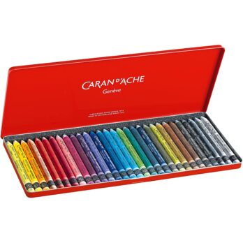 CARAN D'ACHE Neocolor II, L: 10 cm, paksus 8,5 mm, erinevad värvid, 30 tk/ 1 pakk