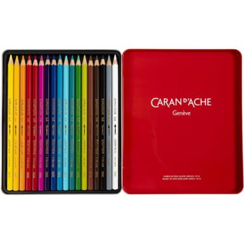 CARAN D'ACHE Supracolor II, L: 17 cm, pliiats 3,8 mm, värvivalik, 18 tk/ 1 pakk