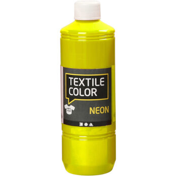 Tekstiilivärv, neoonkollane, 500 ml/ 1 pudel