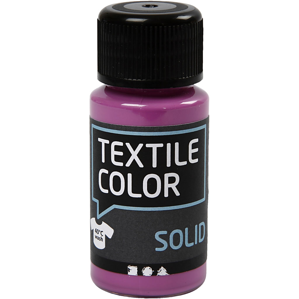 Textile Solid, läbipaistmatu, fuksiatoon, 50 ml/ 1 pudel