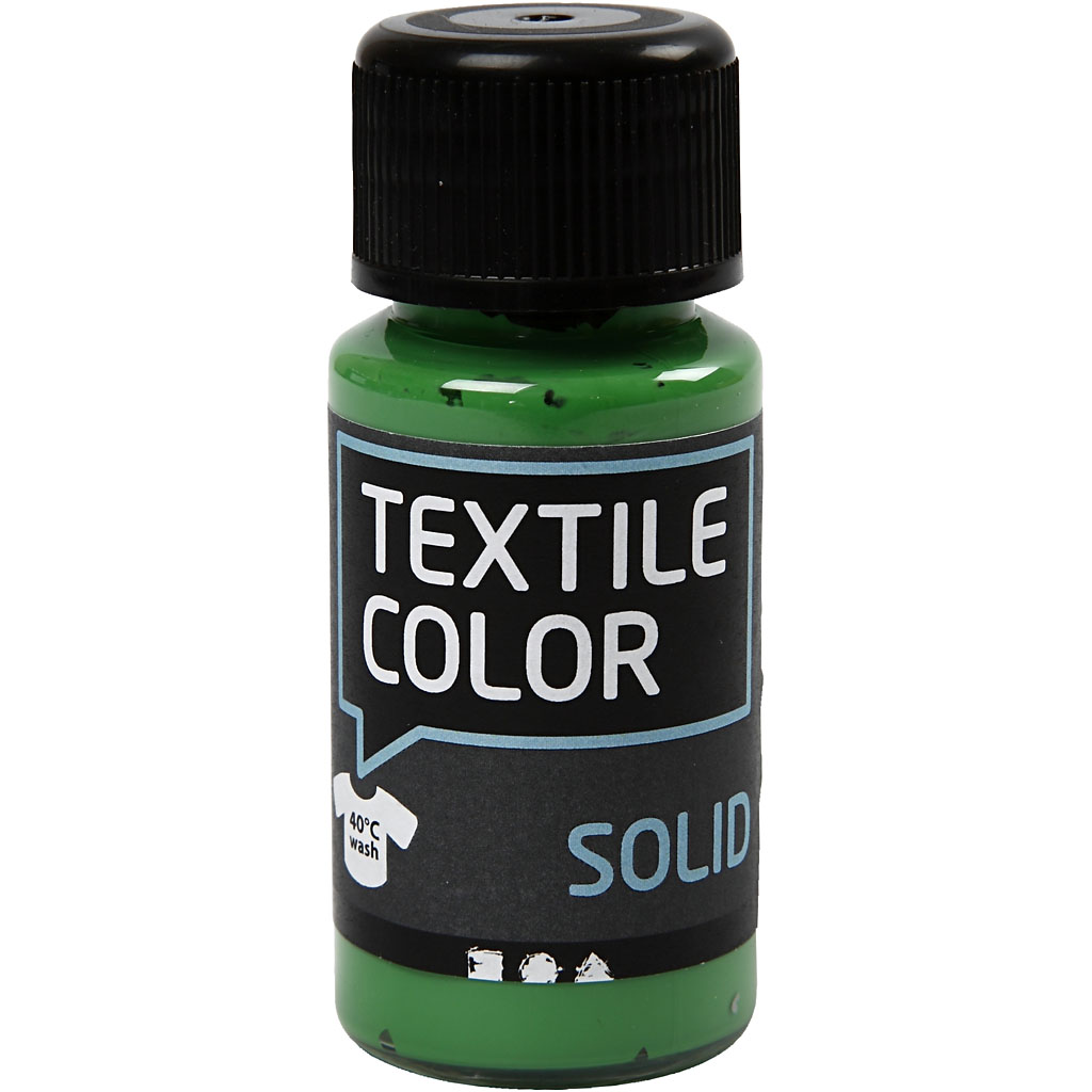 Textile Solid, läbipaistmatu, briljantroheline, 50 ml/ 1 pudel