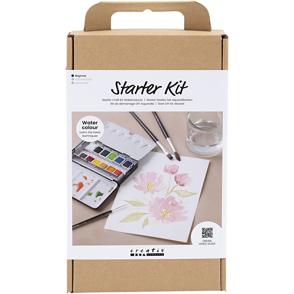 Starter Craft Kit akvarellvärvid, 1 pakk