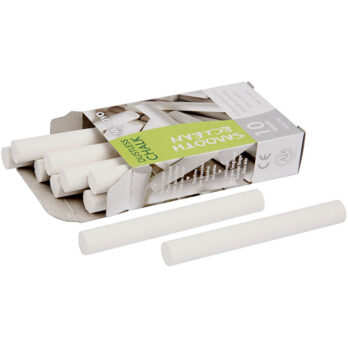 Tahvlikriit, L: 8 cm, diameeter. 10 mm, valge, 10x10 tk/ 1 pakk