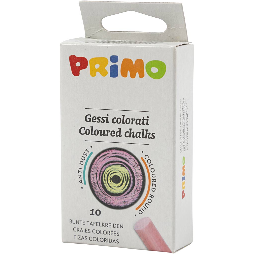 Tahvlikriit, L: 8 cm, diameeter. 10 mm, erinevad värvid, 10 tk/ 1 pakk - Image 3