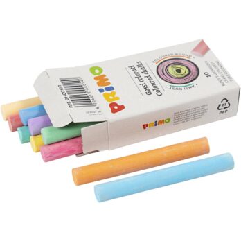 Tahvlikriit, L: 8 cm, diameeter. 10 mm, 10x10 tk/ 1 pakk