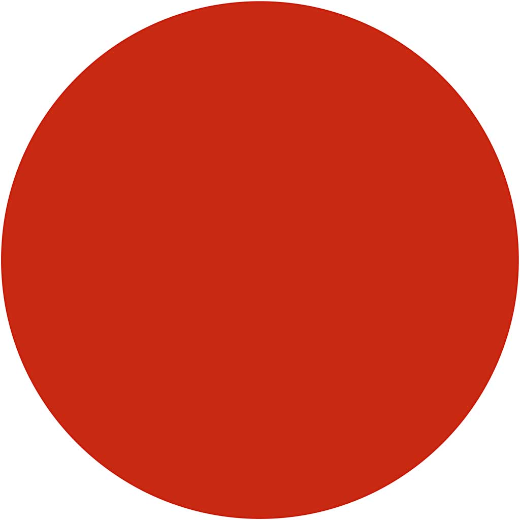 Akvarellid, H: 16 mm, diameeter. 44 mm, punane, 6 tk/ 1 pakk - Image 2