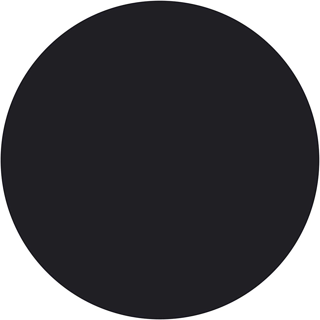 Akvarellid, H: 16 mm, diameeter. 44 mm, must, 6 tk/ 1 pakk - Image 2