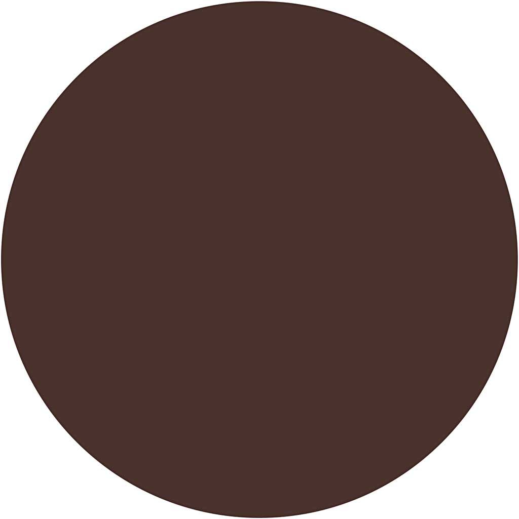 Akvarellid, H: 16 mm, diameeter. 44 mm, pruun, 6 tk/ 1 pakk - Image 2