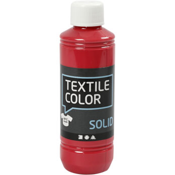 Textile Solid, läbipaistmatu, punane, 250 ml/ 1 pudel