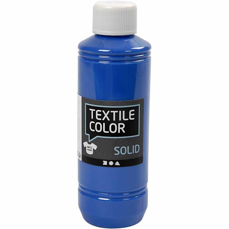 Textile Solid, läbipaistmatu, briljantsinine, 250 ml/ 1 pudel