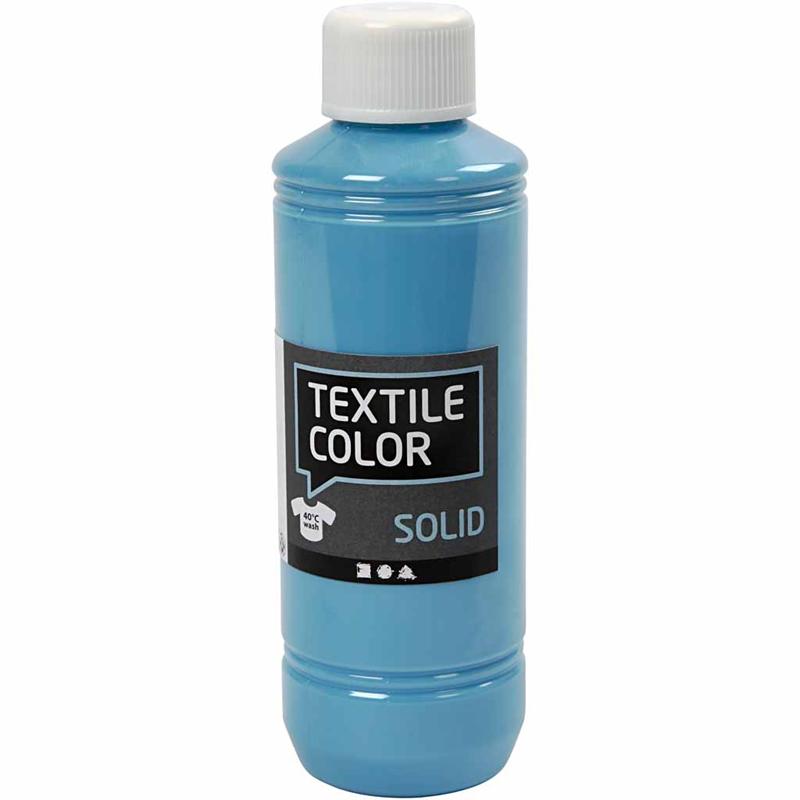 Textile Solid, läbipaistmatu, türkiissinine, 250 ml/ 1 pudel