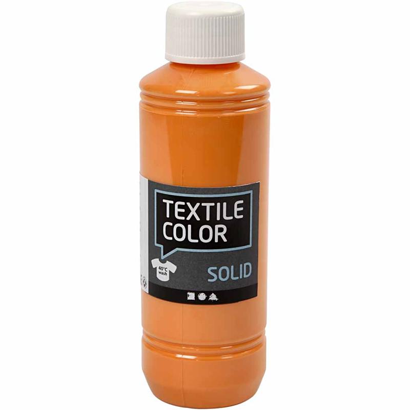 Textile Solid, läbipaistmatu, oranž, 250 ml/ 1 pudel