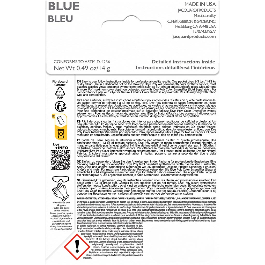 iDye Poly, sinine, 14 g/ 1 pakk - Image 2