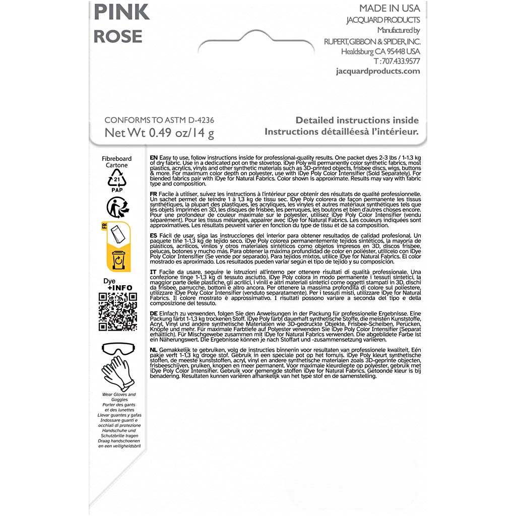 iDye Poly, roosa, 14 g/ 1 pakk - Image 2