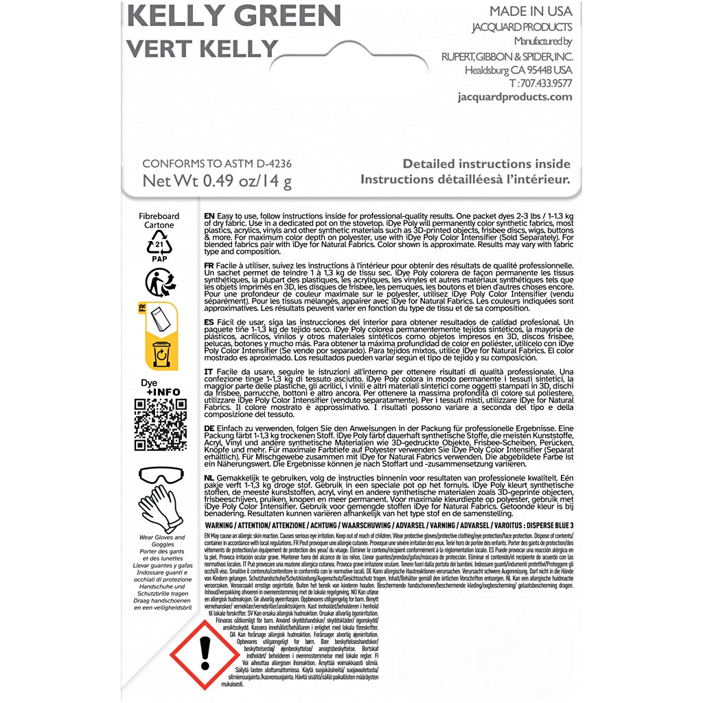 iDye Poly, heleroheline, 14 g/ 1 pakk - Image 2