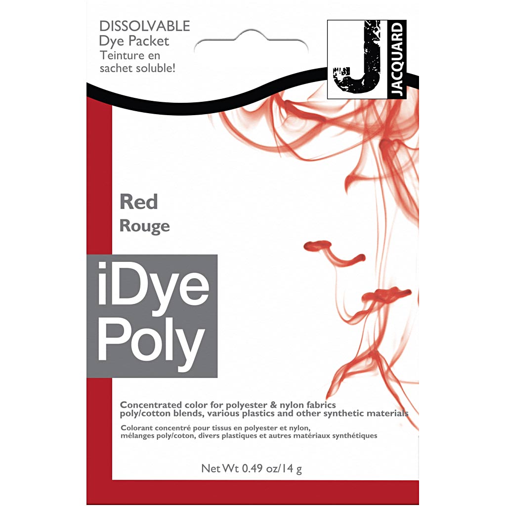 iDye Poly, punane, 14 g/ 1 pakk