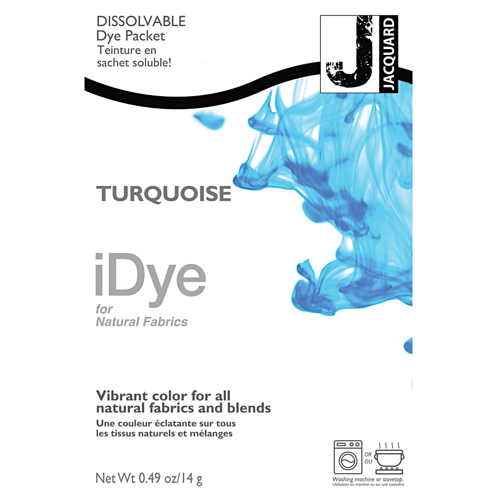 iDye naturaalsetele kangastele, türkiissinine, 14 g/ 1 pakk
